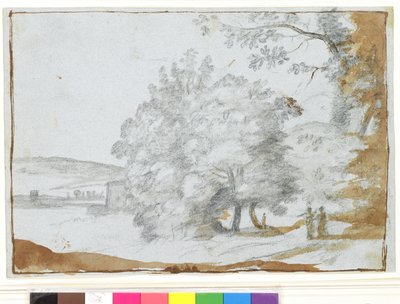 Sunlit Landscape with Trees by Claude Lorrain